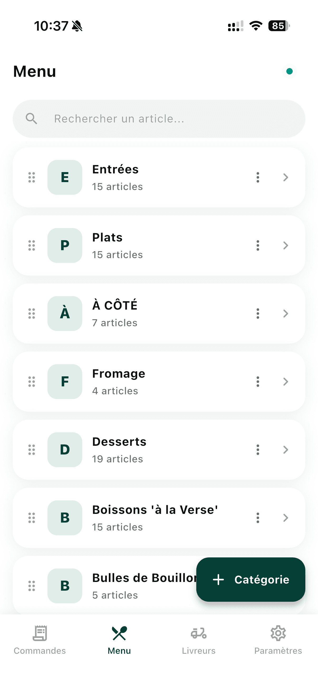 Application Restaurant (Delova Pro) — Pilotez votre activité en un coup d'œil